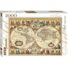 Пазлы "Историческая карта мира", 2000 элементов 84003 Step puzzle Пазлы "Историческая карта мира", 2000 элементов 84003 Step puzzle