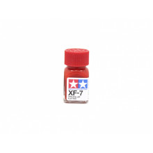XF-7 Flat Red, enamel paint 10 ml. (Красный Матовый, краска эмалевая 10 мл.) Tamiya 80307 Tamiya