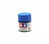 X-14 Sky Blue gloss, acrylic paint mini 10 ml. (Небесный Голубой глянцевый) Tamiya 81514 Tamiya