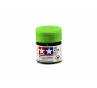 X-25 Clear Green gloss, acrylic paint mini 10 ml. (Зеленый Прозрачный глянцевый) Tamiya 81525 Tamiya