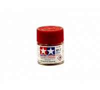 XF-7 Flat Red, acrylic paint mini 10 ml. (Красный матовый) Tamiya 81707 Tamiya