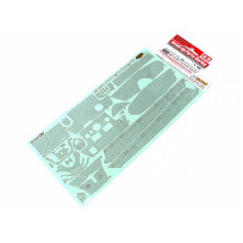 Сборная модель: Набор наклеек имитирующих циммерит для танка King Tiger "Porsche Turret" (1:35) 12649  Tamiya