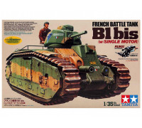 Сборная модель: Французский тяжелый танк B1 bis (1:35) 30058  Tamiya