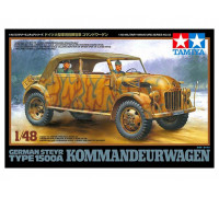 Сборная модель: Немецкий штабной автомобиль Kommandeurwagen Steyr Type 1500A с двумя фигурмаи (1:48) 32553  Tamiya