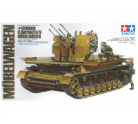 Сборная модель: Немецкое самоходное зенитное орудие Flakpanzer IV Mobelwagen с 4-мя фигурами (1:35) 35101  Tamiya