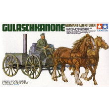 1/35 Немецкая полевая кухня с 2 лошадьми 35103 Tamiya