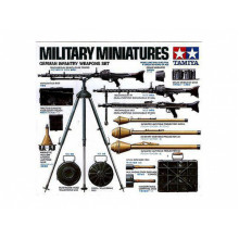 Сборная модель: Набор вооружения немецких солдат (24 вида оружия) (1:35) 35111  Tamiya