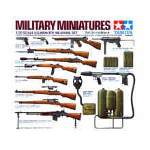 Сборная модель: Набор вооружения американсикх солдат (1:35) 35121  Tamiya