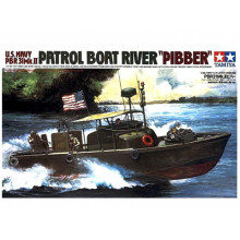 Сборная модель: Американский водометный патрульный катер PBR31MkII Pibber с 4 фигурами (1:35) 35150  Tamiya