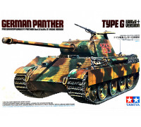 Сборная модель: Немецкий танк Panther Type G (ранняя версия) с 1 фигурой танкиста (1:35) 35170  Tamiya