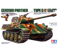 Сборная модель: Немецкий танк Panther Type G (версия со стальными катками) (1:35) 35174  Tamiya