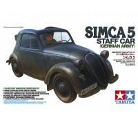 Сборная модель: Немецкий штабной автомобиль Simca 5 с фигурой водителя (1:35) 35321  Tamiya