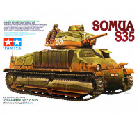 Сборная модель: Французский средний танк SOMUA S35, с одной фигурой (1:35) 35344  Tamiya