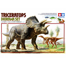 Сборная модель: Диорамма Triceratops Diorama Set (1:35) 60104  Tamiya