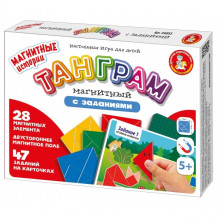 ИГРА НАСТОЛЬНАЯ "ТАНГРАМ МАГНИТНЫЙ С ЗАДАНИЯМИ". СЕРИЯ МАГНИТНЫЕ ИСТОРИИ 04053 Тридевятое царство