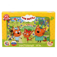 НАСТОЛЬНАЯ ИГРА-ХОДИЛКА  ТРИ КОТА 4690590109960 Умные игры