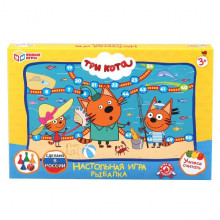 НАСТОЛЬНАЯ ИГРА-ХОДИЛКА  РЫБАЛКА.ТРИ КОТА 4690590185995 Умные игры