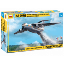 Сборная модель: Российский транспортно-десантный самолет Ил-76 ТД МЧС России 7029 ЗВЕЗДА
