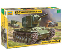 Сборная модель: Советский тяжелый танк КВ-2 3608 ЗВЕЗДА Сборная модель: Советский тяжелый танк КВ-2 3608 ЗВЕЗДА