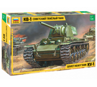 Сборная модель: Советский тяжелый танк КВ-1 3539 ЗВЕЗДА Сборная модель: Советский тяжелый танк КВ-1 3539 ЗВЕЗДА