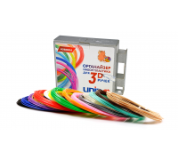 Набор пластика для 3D ручек UNID PLA-15 (по 10м. 15 цветов в коробке) ORG-PLA15