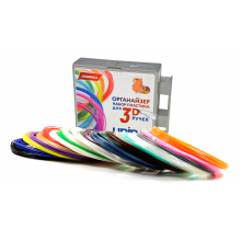 Набор пластика для 3D ручек UNID PLA-20 (по 10м. 20 цветов в коробке) ORG-PLA20F