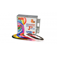 Набор пластика для 3D ручек UNID PRO-9 (по 10м. 9 цветов в коробке) ORG-PRO9
