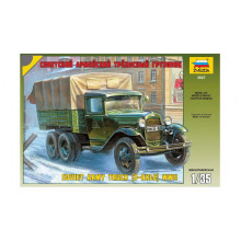 Сборная модель Советский трёхосный грузовик "ГАЗ-ААА" (1:35) 3547 ЗВЕЗДА
