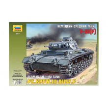 Сборная модель Немецкий средний танк T-III (F) (1:35) 3571 ЗВЕЗДА Сборная модель Немецкий средний танк T-III (F) (1:35) 3571 ЗВЕЗДА