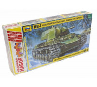Сборная модель "Советский тяжелый танк образца 1940г. КВ-1 с пушкой Л11" (1:35) 3624П ЗВЕЗДА