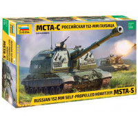 Сборная модель "Российская гаубица МСТА-С" (1:35) 3630 ЗВЕЗДА