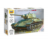 Сборная модель Советский танк Т-34/76 (мод. 1943г.) (1:72) 5001 ЗВЕЗДА