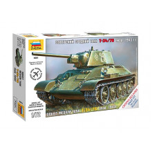 Сборная модель Советский танк Т-34/76 (мод. 1943г.) (1:72) 5001 ЗВЕЗДА