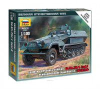 Сборная модель Немецкий бронетранспортер "Ханомаг" (1:100) 6127 ЗВЕЗДА