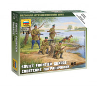 Набор миниатюр Советские пограничники (1:72) 6144 ЗВЕЗДА