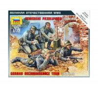 Набор миниатюр Немецкие разведчики 1939-42гг (1:72) 6153 ЗВЕЗДА