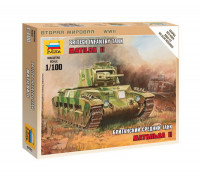 Сборная модель Британский средний танк "Матильда II" (1:100) 6171 ЗВЕЗДА Сборная модель Британский средний танк "Матильда II" (1:100) 6171 ЗВЕЗДА