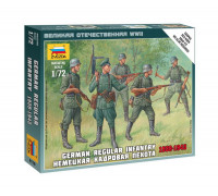 Набор миниатюр Немецкая кадровая пехота 1939-1943 (1:72) 6178 ЗВЕЗДА