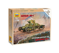 Сборная модель Британский пехотный танк Матильда МК-I (1:100) 6191 ЗВЕЗДА