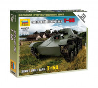 Сборная модель Советский легкий танк Т-60 (1:100) 6258 ЗВЕЗДА