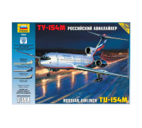 Сборная модель Пассажирский авиалайнер "Ту-154" (1:144) 7004 ЗВЕЗДА Сборная модель Пассажирский авиалайнер "Ту-154" (1:144) 7004 ЗВЕЗДА