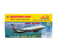 Сборная модель Пассажирский авиалайнер "Боинг 767-300" (1:144) 7005П ЗВЕЗДА Сборная модель Пассажирский авиалайнер "Боинг 767-300" (1:144) 7005П ЗВЕЗДА