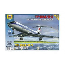 Сборная модель Пассажирский авиалайнер "Ту-134" (1:144) 7007 ЗВЕЗДА