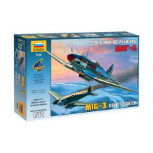 Сборная модель Самолет "МиГ-3" (1:72) 7204 ЗВЕЗДА
