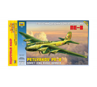 Сборная модель Самолет "Пе-8" (1:72) 7264П ЗВЕЗДА