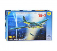 Сборная модель Самолет "ТБ-7" (1:72) 7291 ЗВЕЗДА