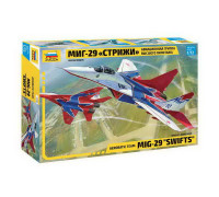 Сборная модель Самолет "МИГ-29" авиагруппа "Стрижи" (1:72) 7310 ЗВЕЗДА