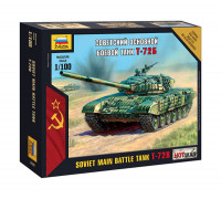 Сборная модель Советский основной боевой танк Т-72Б (1:100) 7400 ЗВЕЗДА