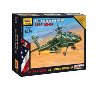 Сборная модель Американский вертолет "Апач" АН-64 (1:144) 7408 ЗВЕЗДА