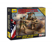 Сборная модель Американский противотанковый ракетный комплекс М-47 "Дракон" с расчетом (1:72) 7415 ЗВЕЗДА Сборная модель Американский противотанковый ракетный комплекс М-47 "Дракон" с расчетом (1:72) 7415 ЗВЕЗДА